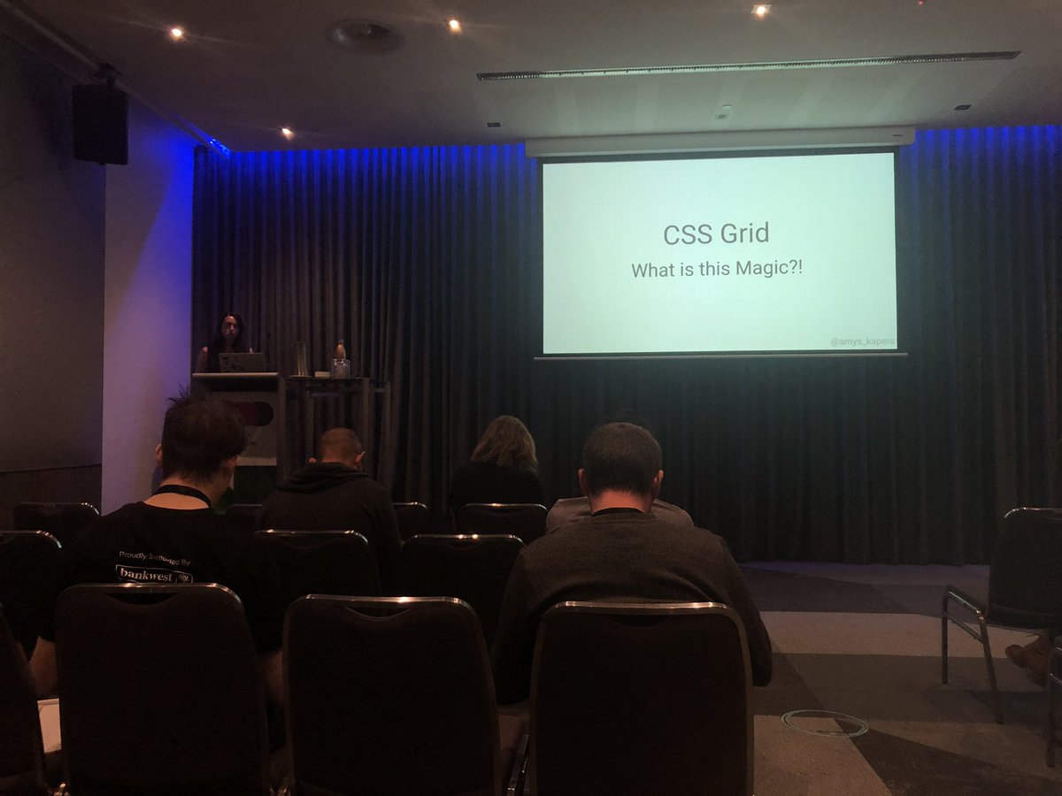 HamdevMitch's tweet image. What a great presentation on #cssgrid thanks @Amys_Kapers for teaching us the ins and outs of using it in our projects #frontendweb #dddperth