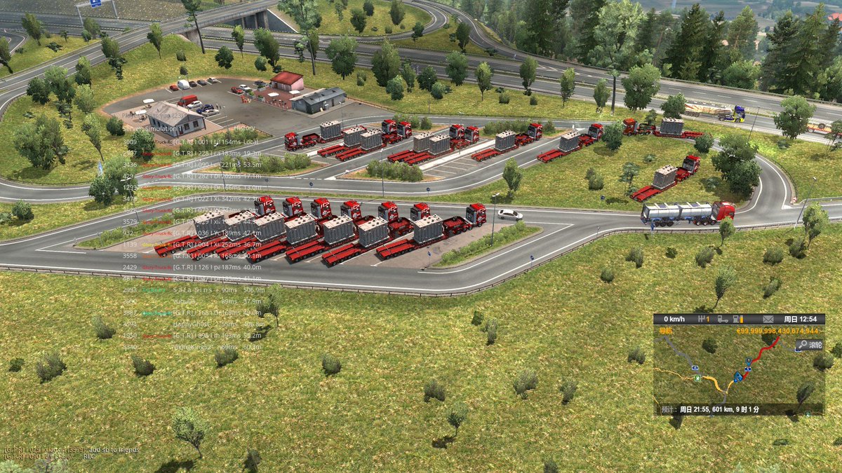 GtrEts2's tweet photo. Euro Truck Simulator2 GTR Convoy! https://t.co/XZNRxHDz7i