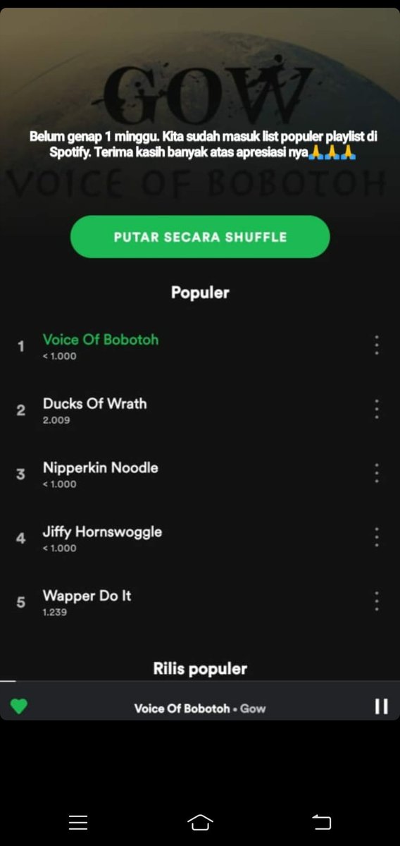 Alhamdulillah respon yg positif utk karya kecil yg coba kami berikan, hatur nuhun support dari teman-teman Bobotoh semua! Hidup PERSIB!