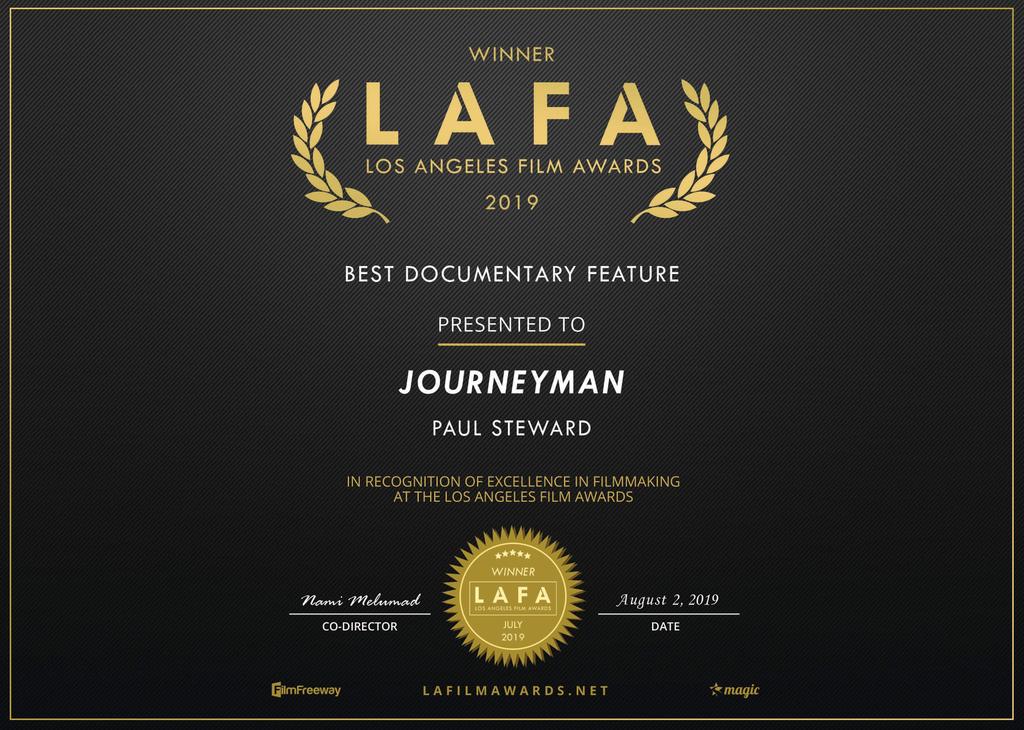 Huge thank you to EVERYONE who has been a part of the journey. <a href="/GlobalGenesisGp/">Global Genesis Group</a> , thank you for believing in our film. <a href="/lafilmawards/">LA Film Awards</a> thank you for #teamjourneyman reaching such an amazing milestone. #allthewaytothetop #journeyman #LAFilmAwards #globalgenesisgroup <a href="/stormielee/">Stormie Lee</a>