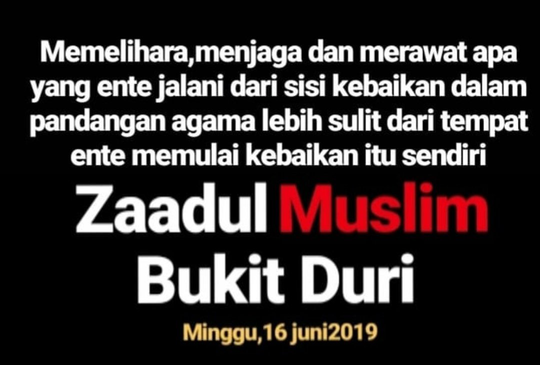 Kata Kata Mutiara Zaadul Muslim