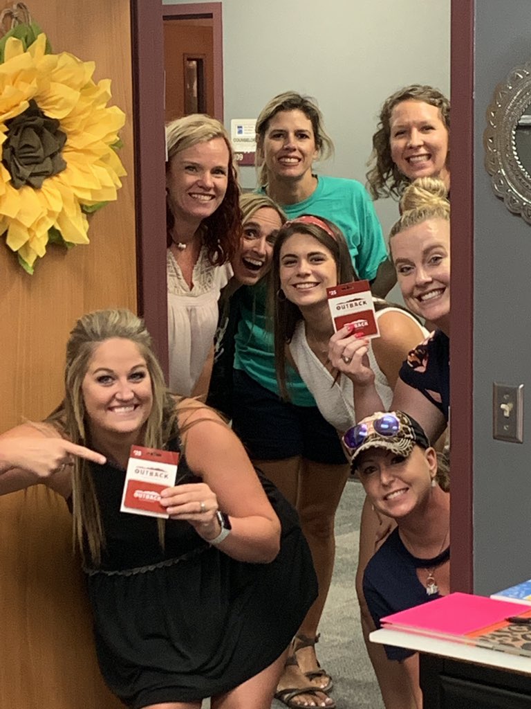NicholsSawmill's tweet photo. Who’s still rockin’ and rollin’ on a Friday night?!!!? NSE Teachers...that’s who!!! #namethattune #namedit #competitive #NSEBold https://t.co/p0PkByCtzC