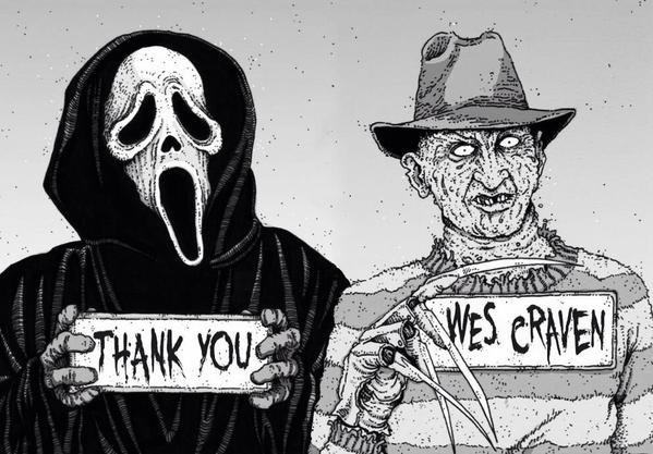 Happy 80th Birthday to Wes Craven. 
RIP sir. Miss your voice and vision. 