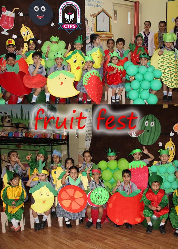 ctpublicschool's tweet photo. With an objective to create and #educatechildren about the importance and #consumptionoffruits in #regulardiet, the #youngsters of #CT_Kindergarten celebrated #FruitDay Activity to promote the idea of “#Eathealthylivehealthy.” #CTPublic #CTPublicJalandhar #BestBoardingSchool. https://t.co/vBisxZWQwR