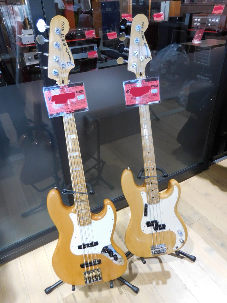 Uzivatel ハードオフ京都桂店 Official Na Twitteru 入荷情報 Fernandes製のjbタイプとpbタイプが入荷 両方とも初期ロゴのジャパンビンテージ品です 提携工房にてメンテナンス済み 即戦力として活躍間違いなし さらにjbの方はなんとブリッジに純正の