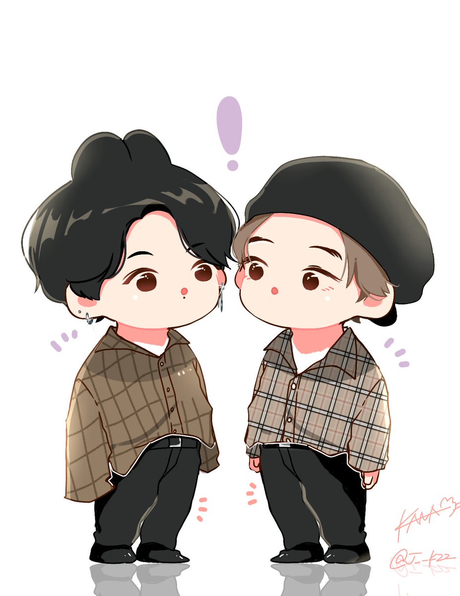 j_taekoo97's tweet photo. 🐰🐯💜#kookv https://t.co/gv18OzNMKc