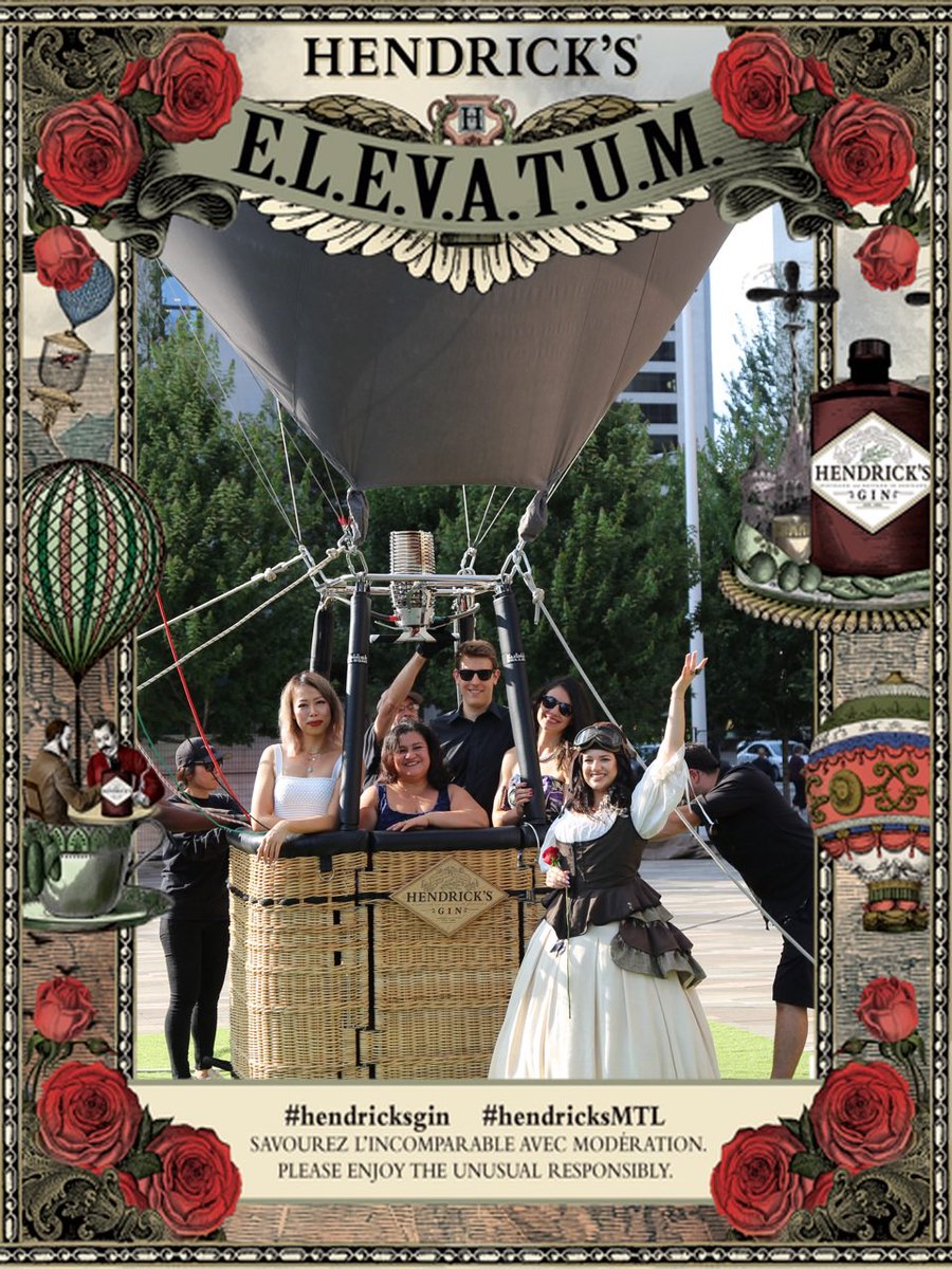 MaryinVancity's tweet photo. Thanks @HendricksGin for such a fun experience! #hendricksgin #hendricksballoon https://t.co/qNaieleUyB