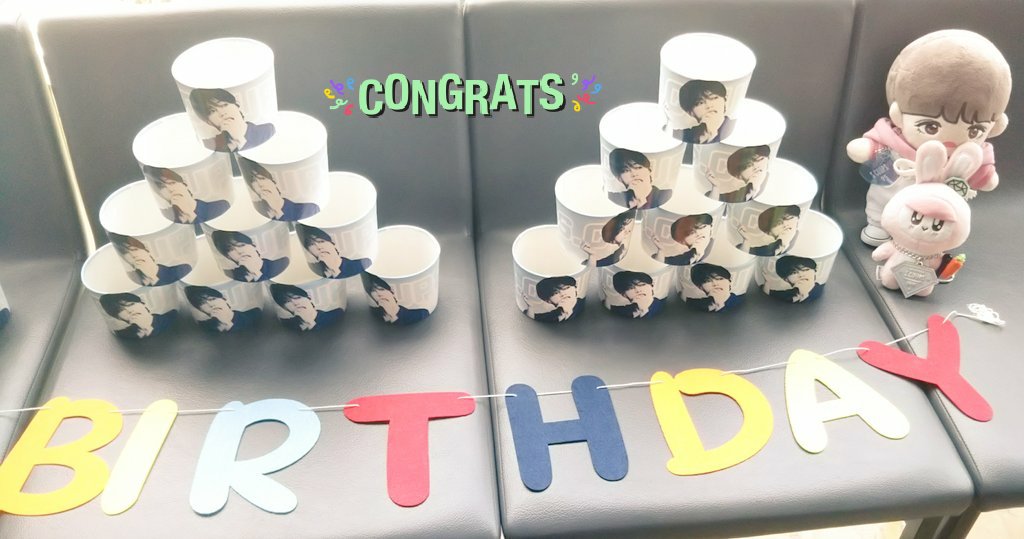 Kay_cpws_svt's tweet photo. 色々予定を変更してまでもどうしても初日にお祝いしたくてお邪魔しました😅やっとやっとお祝い出来ます✨格好良くて可愛いスンチョルさん💕店員さんにも優しくして頂き感謝です🙇♀️
イベント開催して下さりありがとうございました。
#SC_25BDAY_JP
@coupchu
@scoups_jp
@cafe_0907 https://t.co/mKylvB0mAL