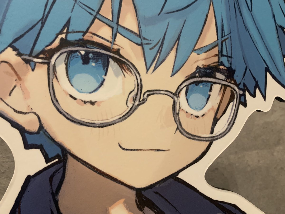 はら 3月原稿中 この頬の赤い線がお分かり頂けるだろうか