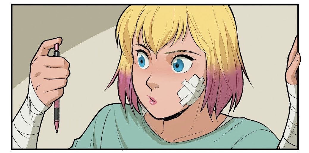 InherentlyMeta's tweet image. [ ‘Sup, true believers? It’s your favourite pink-wearing &amp;amp;&amp;amp;. fourth wall-breaking mercenary, here for some #MARVELRP action, baby!

Just scoot on over to this really useful info carrd, and you can learn all about this version of me: 
gwenpooled.carrd.co. 

——— — - ↺? ]