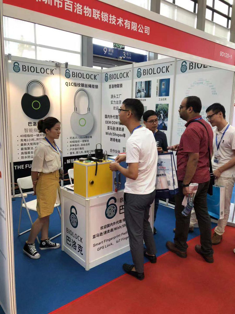 keylesslock_io's tweet image. Thanks for everybody&apos;s visiting our booth in China Lock Expo 2019. #chinalockexpo #biolock #fingerprintpadlock