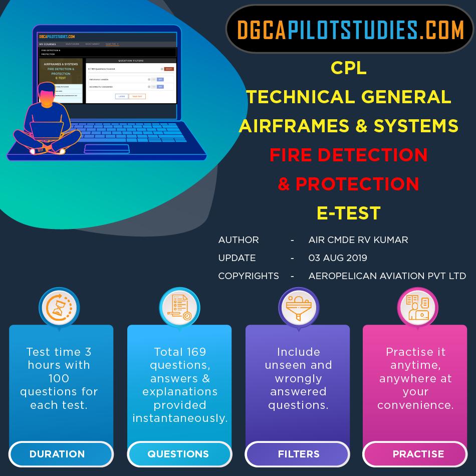 pilotstudies's tweet image. #CPL #TechnicalGeneral #AirframesandSystems #FireDetection #FireProtection #ETest upload. Contains 169 questions, answers and explanations provided instantaneously. Practice it ANYTIME ANYWHERE #pilots #Aviation #India #DGCA #knowledgeforflight