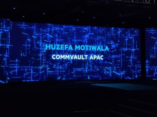 HPE_India's tweet image. Up next, Huzefa Motiwala, Commvault APAC, will commence the final industry partner session for the day! Watch out for #takeaways here. #HPEMOTB