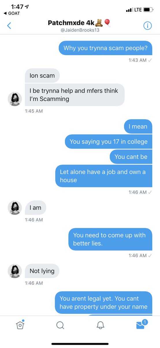 BrimZyCS's tweet photo. Report @jaidenbrooks13 for attempting to scam people. He thought sending me a pic of a mask thats printed on paper was gonna cut it then blocks. Get these trash like people out of here! #LegitWayBestWay https://t.co/5suh0FpiOF