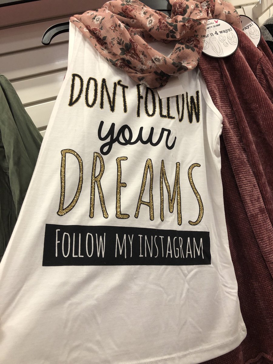 Danyelledale3's tweet photo. @jcpenney Epic fail in clothing choice for girls! This message is abhorrent, and perpetuates toxic ideas! Truly, you are championing an idea that boldly tells young girls to give up on their dreams in trade for vicarious living on IG? Shame on you! https://t.co/ZPfzn8TeCW