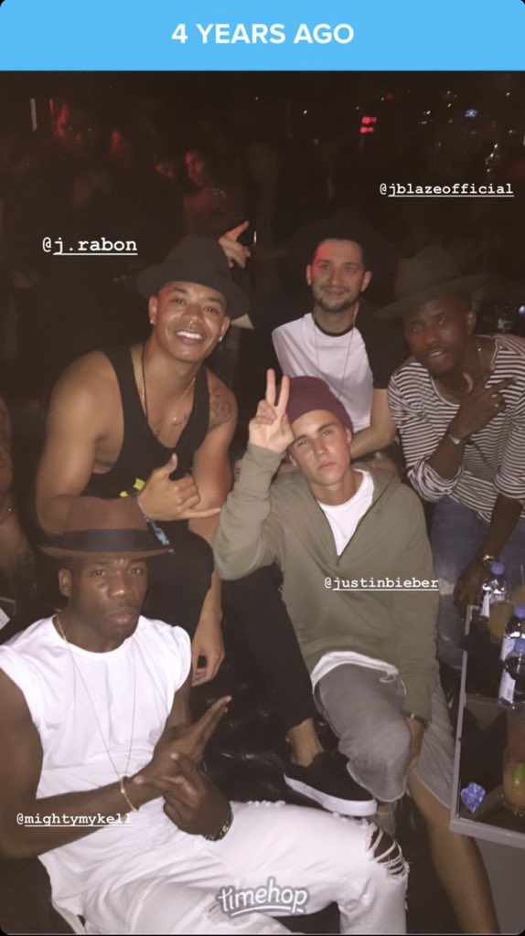 What a great throwback photo of Justin Bieber, Nick DeMoura, Jon Rabon ...