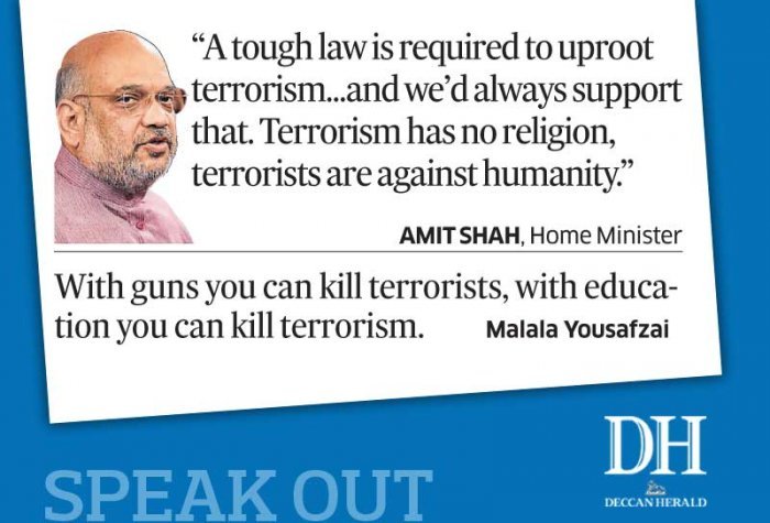 DeccanHerald's tweet photo. #DHSpeakOut |
#AmitShah | #UAPAAmendmentBill |
Read more: https://t.co/i9XvOuRYcm https://t.co/fwwFXT1VMY
