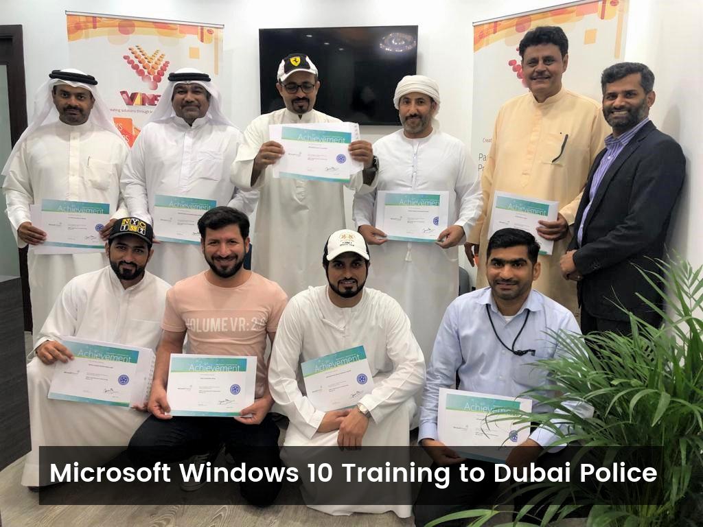 VinsysOfficial's tweet photo. #Training gives you the right #knowledge, but when you practice it regularly, it becomes a #skill. 
It was a pleasure for us to facilitate Microsoft #Windows10 training to #DubaiPolice team.

https://t.co/1jUBJ5M57i
#DubaiPolice #Dubai #Vinsys #SitesPower #UnitedArabEmirates https://t.co/s0bdh8r09c