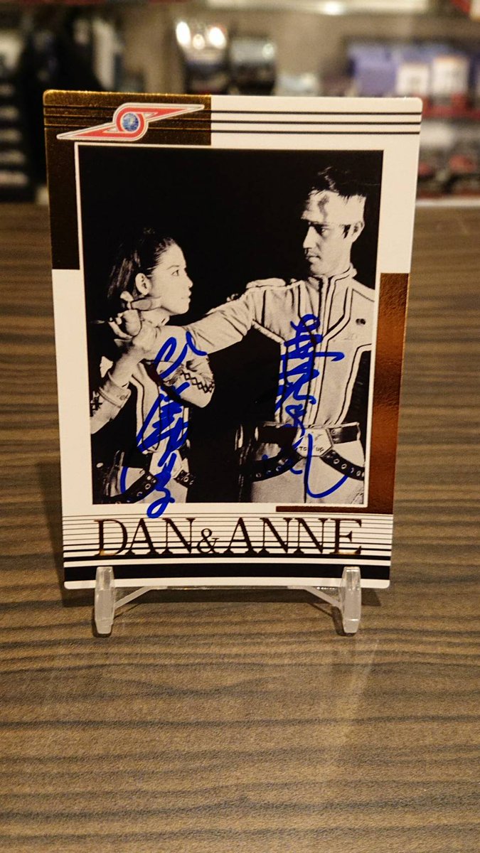 カードダスマスターズ ウルトラセブン ダン＆アンヌ直筆サイン