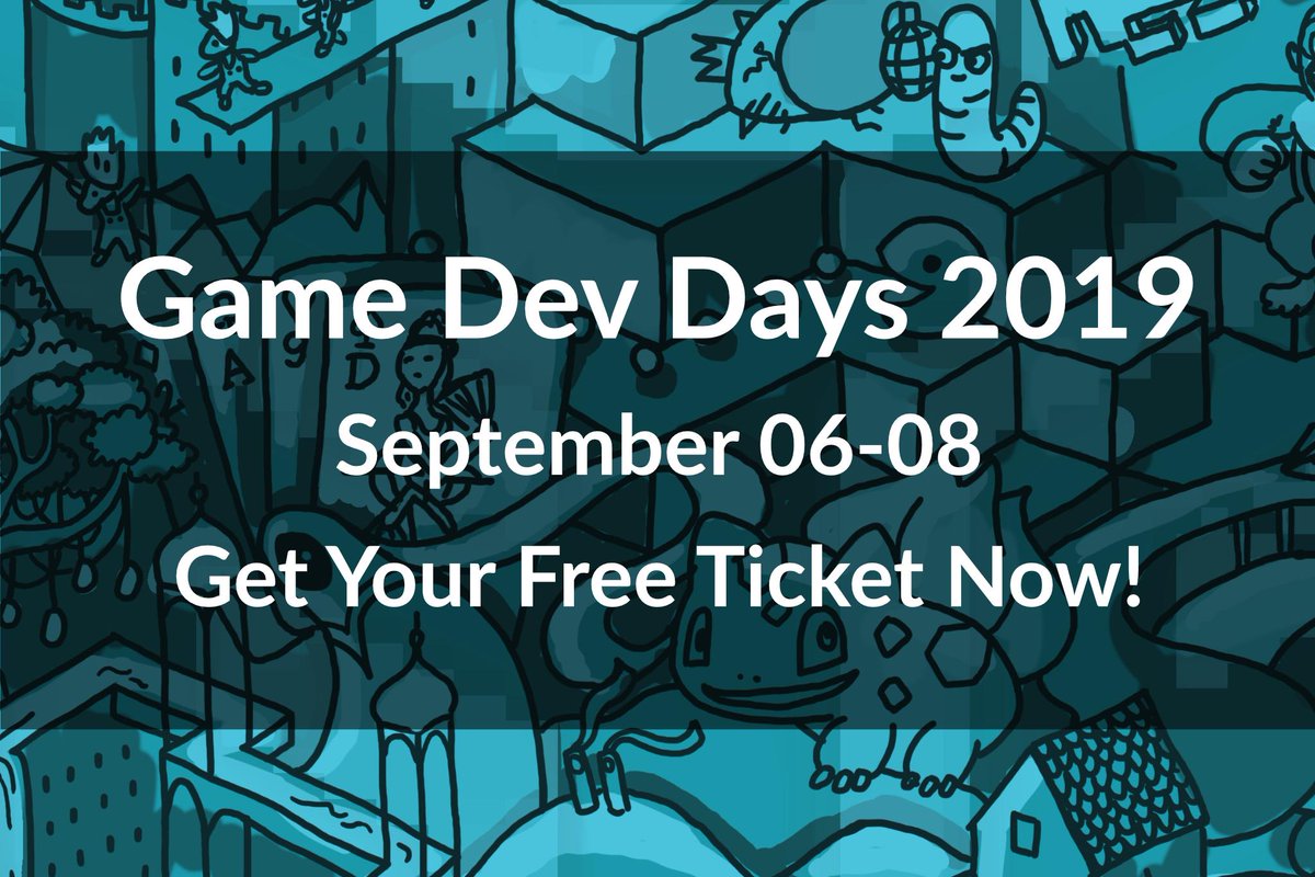 Tickets for the Game Dev Days 2019 are absolutely free but strictly limited! So go and get yours!

gamedevdays.com
#gamedev #indiedev #gddg19 #gamesconference