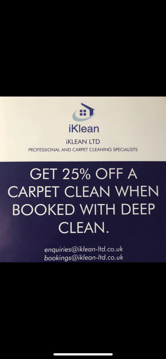 iKLEANltd's tweet photo. YOUR END OF TENANCY CLEANING SPECIALISTS. https://t.co/hPNK3qVrlG