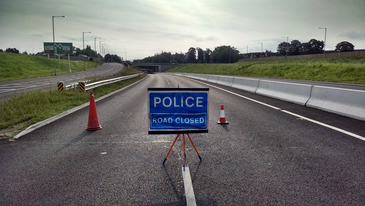 rbfizz's tweet image. Just helped someone put this Police notice back in place AF er seeing two cars drive through the cones.... 100 yards further on there are two cars under water. No words