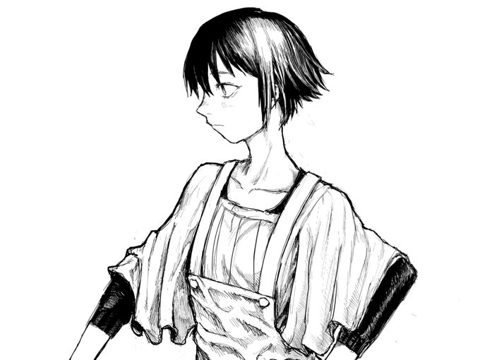 最近ハマってる髪の艶の描き方 
