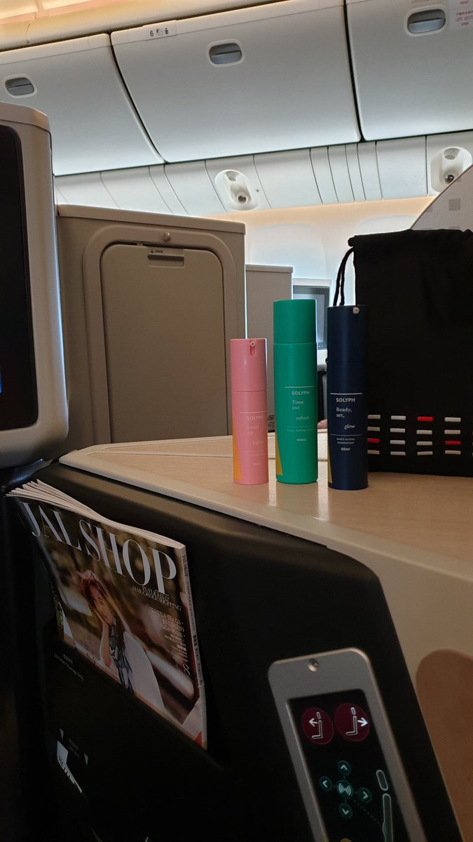 SOLYPH_OFFICIAL's tweet photo. Perfect air travel companion for your tired and dry skin.  Recent travel on @JAL_Official_jp 

Shop here at https://t.co/hoXIz7tXdR 

#skincare #dutyfree #travelskincare #essence #travel #jal https://t.co/vFE5Rl9Aid