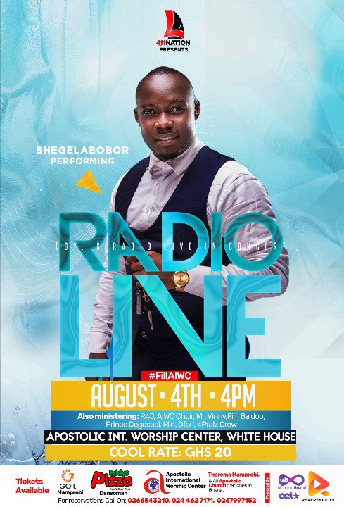 Radioactives_'s tweet photo. Ghana's only luxurious comedian @shegelabobor MCing @edycradio's #RadioLive tomorrow #FillAIWC https://t.co/exbvgTE0uP