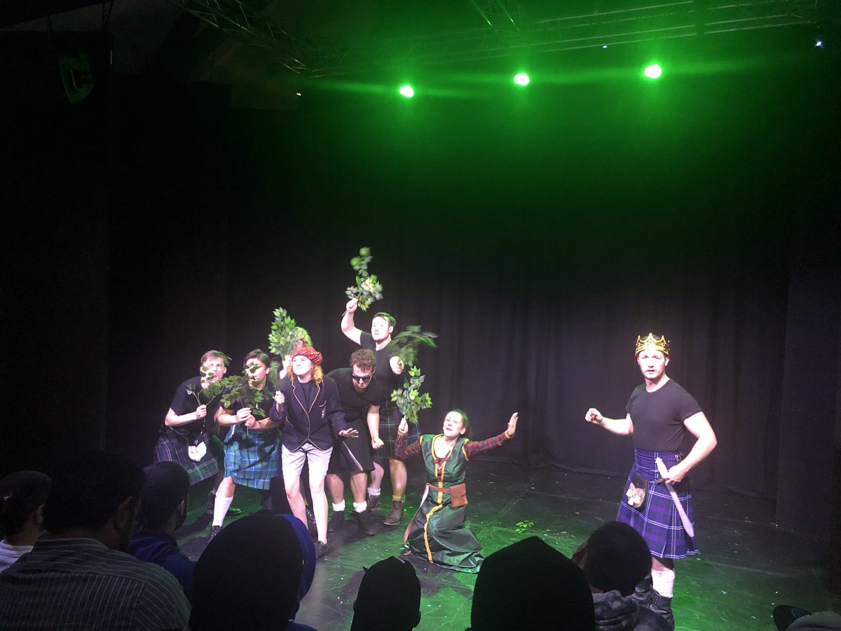 GeorgieDrama's tweet photo. Another terrific performance from @Captivate_LTD👏👏 could happily watch your shows all day!! @ThePleasance #Bravemacbeth #edfest #youththeatre #outstandingperformances https://t.co/73kr6MfWkQ