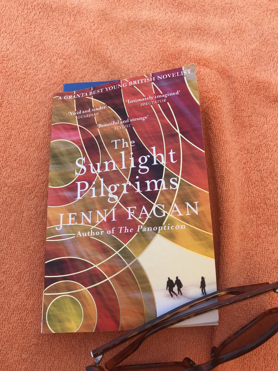 Banksy77's tweet photo. A braw holiday read from my favourite Scottish author! @Jenni_Fagan #TheSunlightPilgrims https://t.co/Vn7Z35KLV2