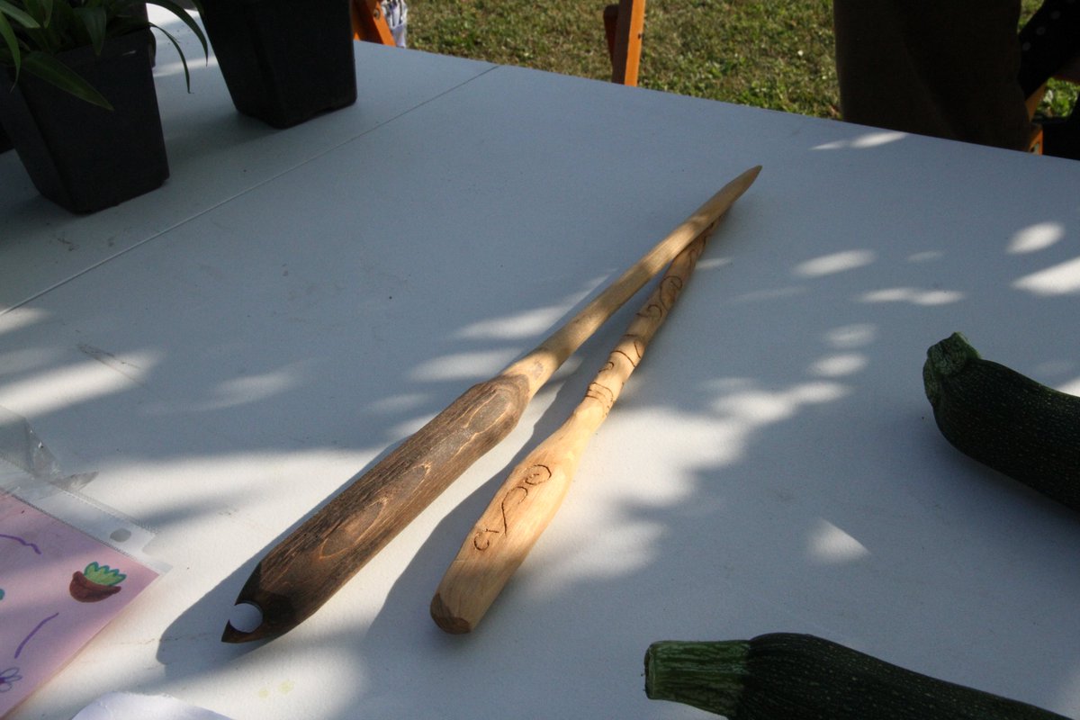 If you're looking for something a little magical this morning, Nick from <a href="/OpenSkyCoop/">Open Sky Co-op</a> is selling his hand-carved wands!