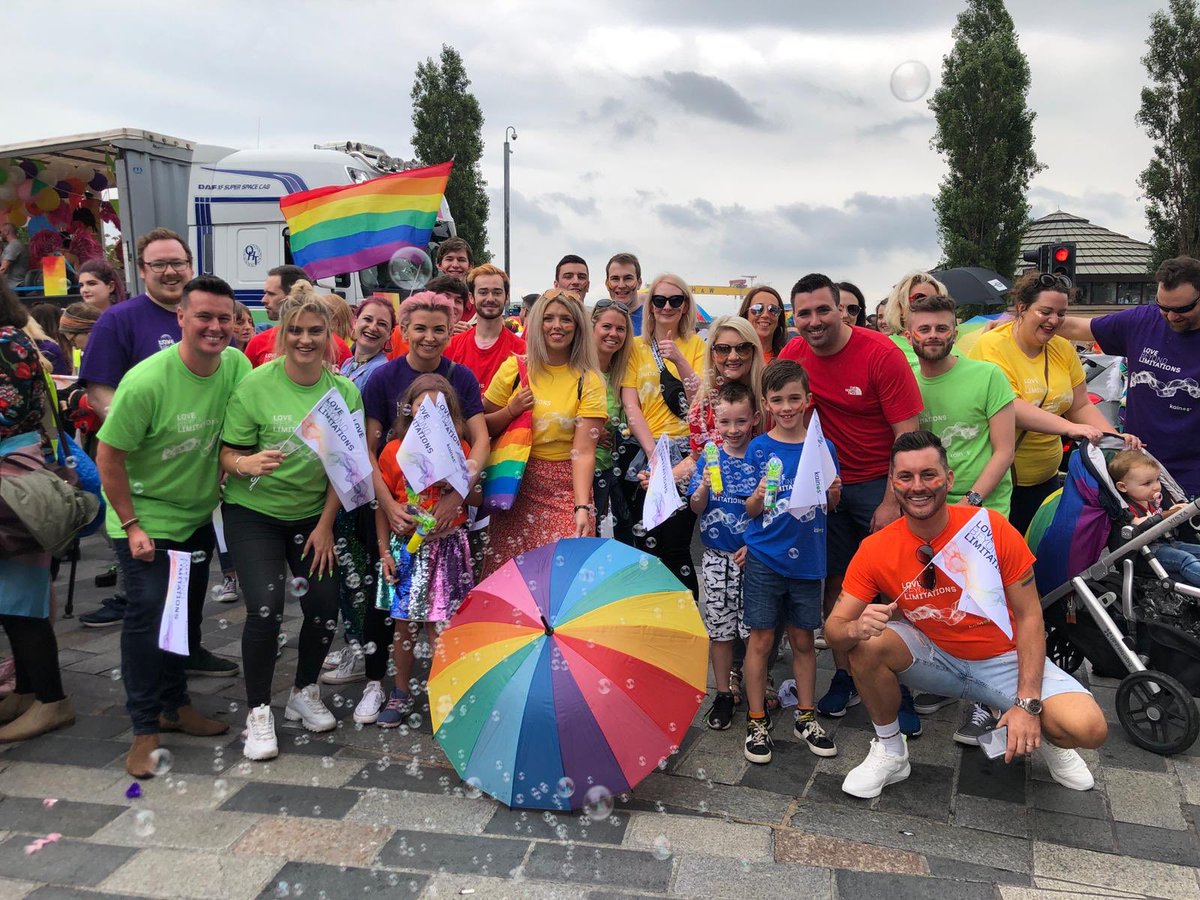 We’re out in force at <a href="/belfastpride/">Belfast Pride</a> #bproud2019 #lovebeyondlimitations 🏳️‍🌈