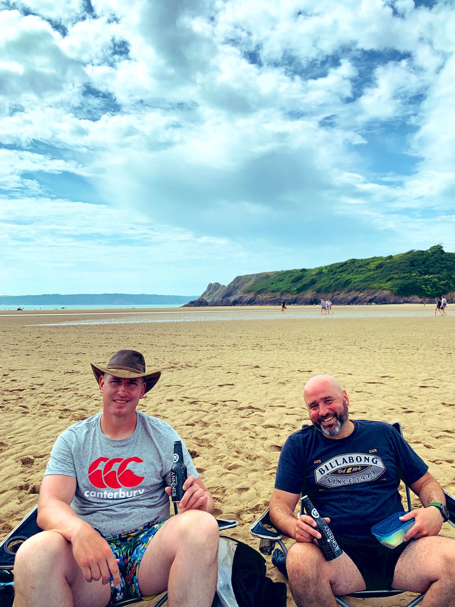 Jones4adam's tweet image. This is how I like to Beach @SkinnyLager #ThreeCliffs #Gower