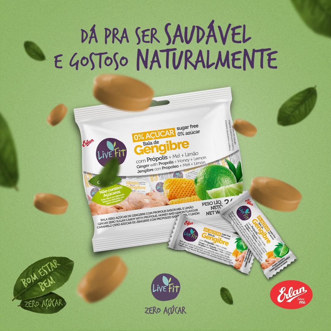 Erlan_Foods's tweet photo. Já provou nossa bala de gengibre? Esse sabor tradicional é exclusivo da linha LiveFit. Conheça também os sabores com Chá Verde, Hibisco e toda nossa linha Zero Adição de Açúcar! 😋😍

#erlan #erlanuberlandia #erlanfoods #saude #saudeebemestar #linhalivefit #zeroacucar https://t.co/pmoxBOK93x