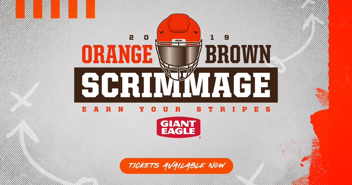 Browns's tweet photo. Today's the day!

Join us at @FEStadium for our Orange &amp; Brown Scrimmage! Walk ups are also welcome!

🎟s » https://t.co/ztfHXaoufK https://t.co/4rdJFhxdxZ