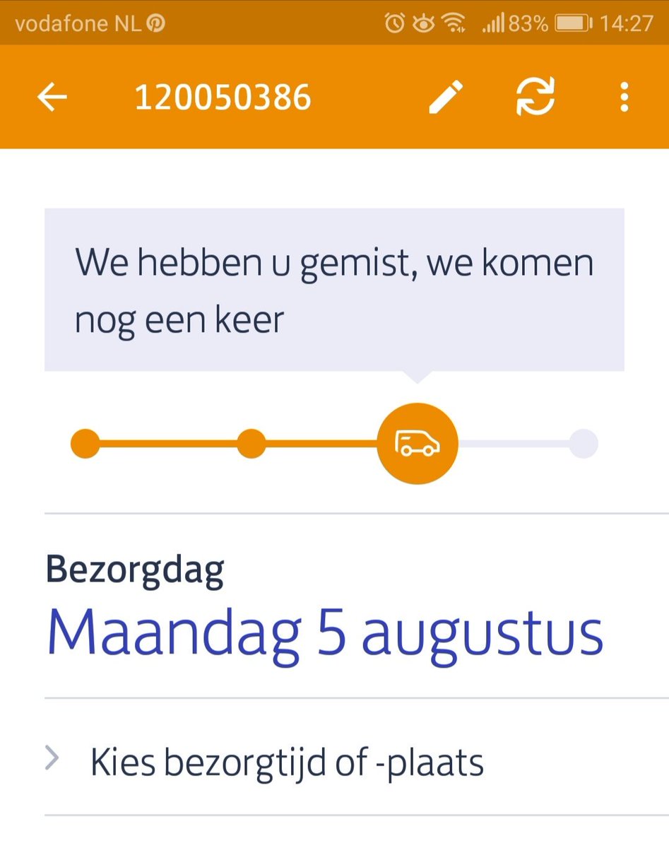 Verkoop geen onzin <a href="/PostNL/">PostNL</a>! Wij staan de hele dag aardappels te rooien en met 5 man op het erf! onmogelijk dat jullie bij ons zijn geweest en dat er niemand was.Hier kan ik niet zo goed tegen.#onzin