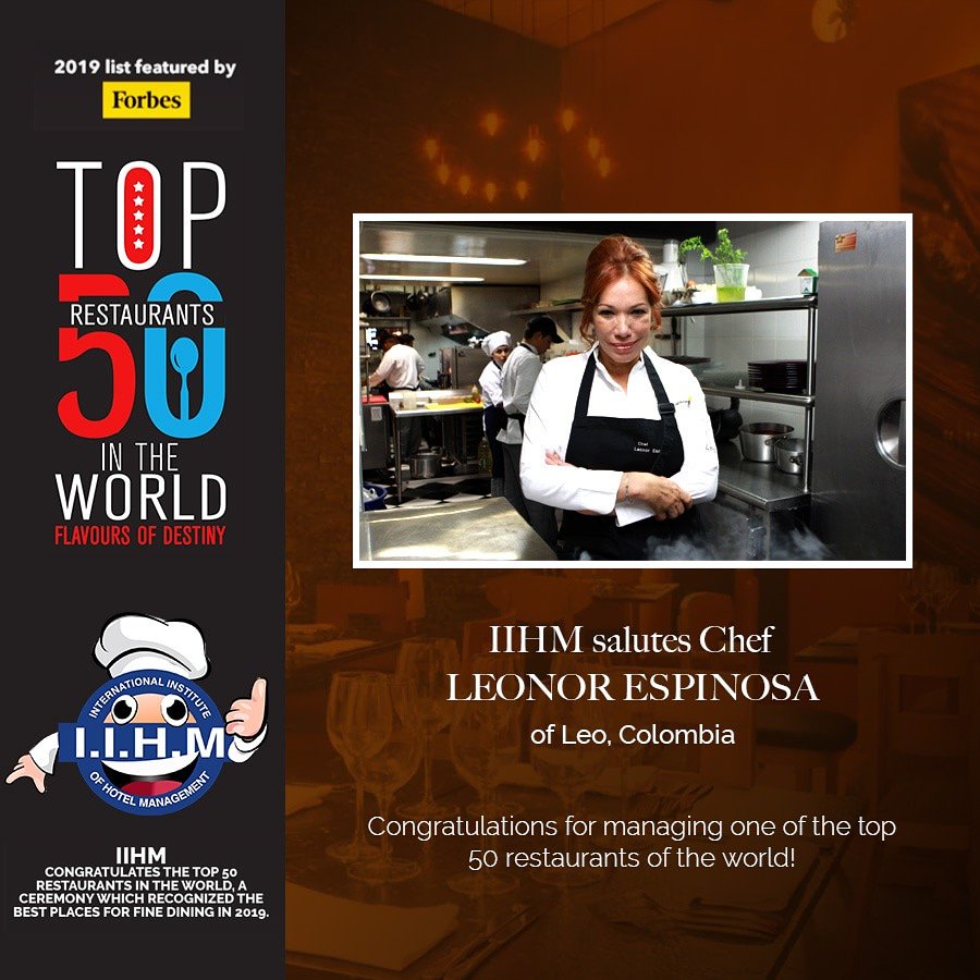 iihmpavankalyan's tweet photo. #RT @IIHMHOTELSCHOOL: Chef Leonor Espinosa was crowned Latin America’s Best Female Chef. The restaurant doesn’t have a signature dish, preferring instead to say that it has a ‘signature menu’ – Ciclo Bioma. 

Know more here: https://t.co/Lx5TqJaC6H

#To… https://t.co/Vo84ZB4qcO