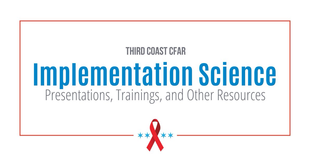 Third Coast Center for AIDS Research (@thirdcoastcfar) on Twitter photo The Third Coast CFAR is home to experts in HIV Implementation Science. Archived presentations, trainings, and other resources are available now: bit.ly/2Mwjjm5 The Third Coast CFAR is home to experts in HIV Implementation Science. Archived presentations, trainings, and other resources are available now: bit.ly/2Mwjjm5