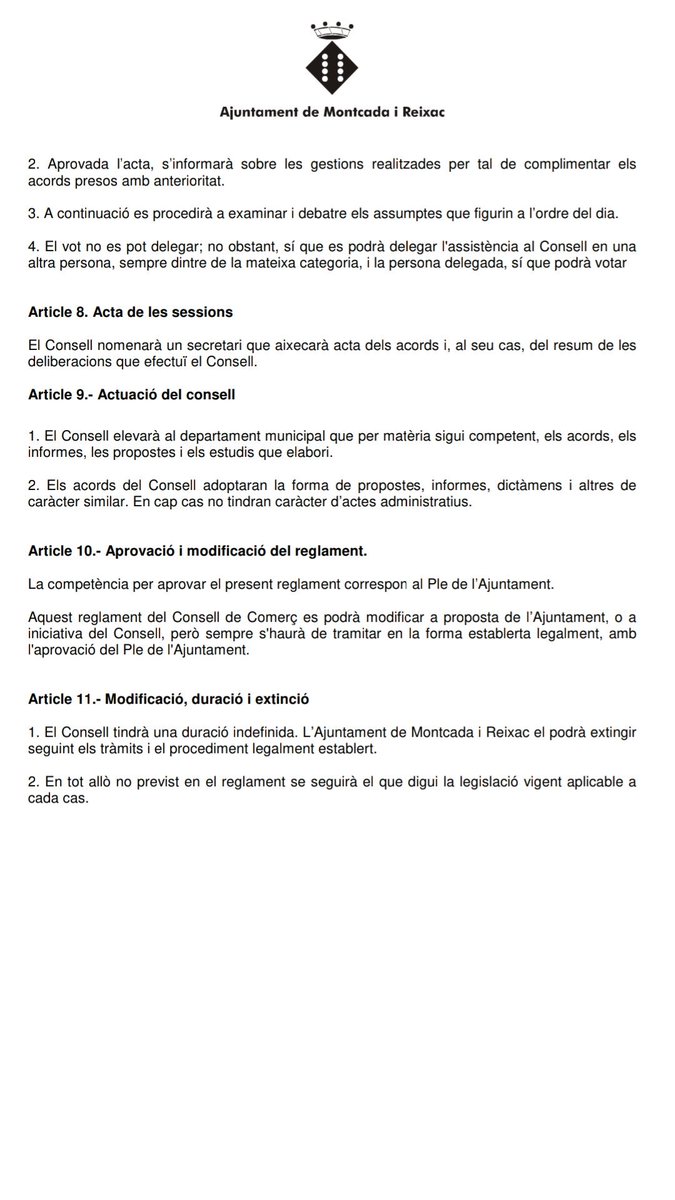 moneriru's tweet photo. Aprovació definitiva del Reglament del Consell local de Comerç.  #montcadaireixac  @jordisaes @ERCmir @geri1996 @mireiaingla @AjMontcada @EnComuPodemMiR @lauramir77 @jessegoval7 @TorreJuancarlos @OSerratusell @eviki79 @Mrosaborrasv @SalvaSC_Mago @pepstone @mar_sempere https://t.co/2J7iKUJotb