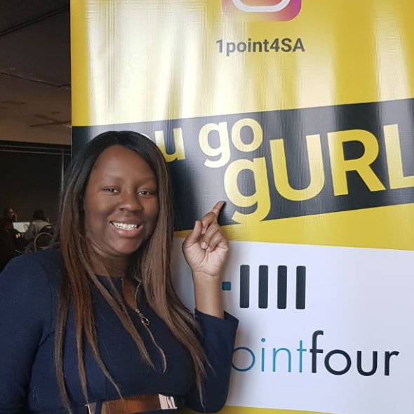 1point4sa's tweet photo. @Girlcode Chairwoman, @zandy_keebine showing us some love at the #GirlCodeHack.

#onepointfourconsulting #womenintech #yougogURL https://t.co/RfN2807ymt