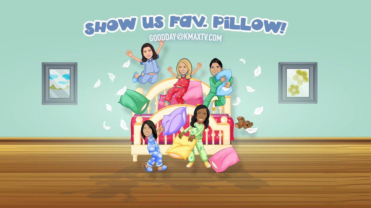 Happy Saturday Friends! 
Are you planning a lazy weekend? We want to see your favorite #pillow
Email goodday@kmaxtv.com
<a href="/GoodDaySac/">Good Day Sacramento</a> starts at 7am
<a href="/CambiBrown/">Cambi Brown</a> <a href="/AshleyWTVHost/">Ashley Williams</a> <a href="/SabSilv/">Sabrina Silva</a> <a href="/AlanSanchez/">Alan Sanchez</a>