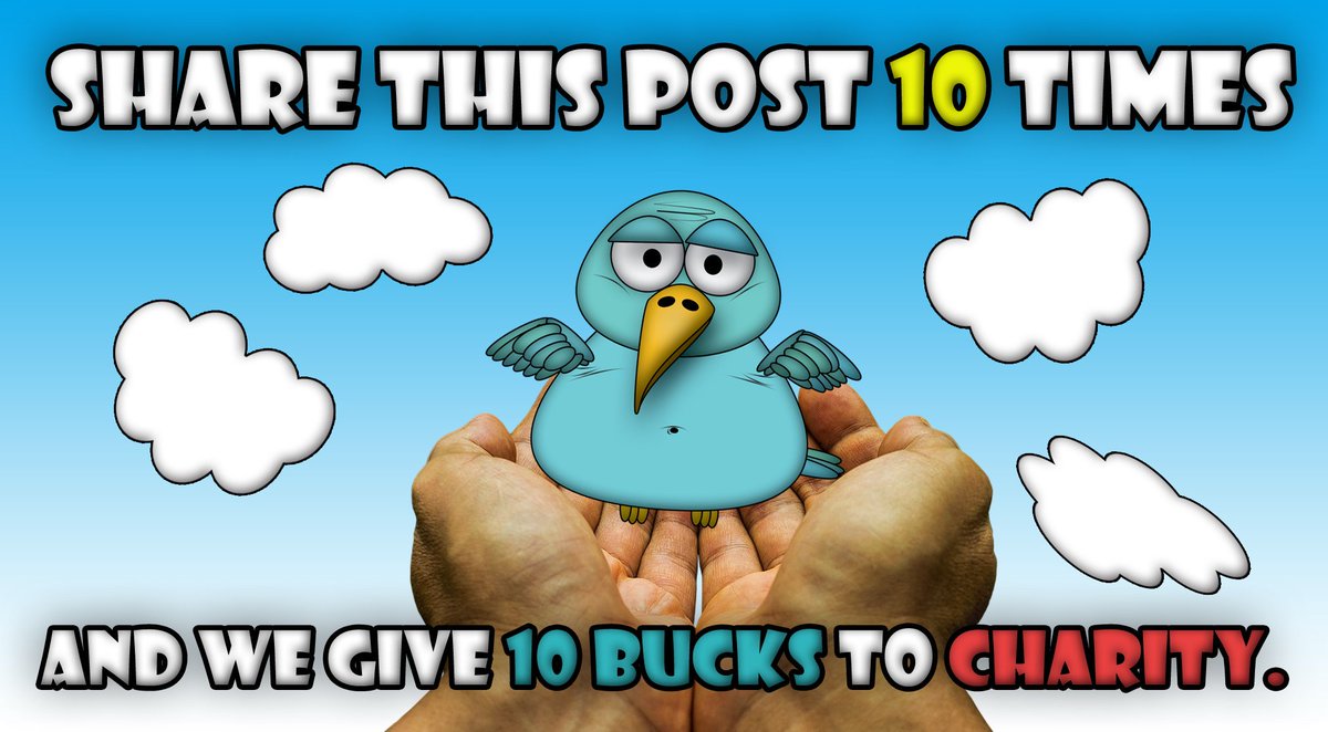 ConfusedBirds1's tweet photo. Slim (Blue Bird): I am the smartest creature that has ever lived. I am trying to change the world for better. That is why I made this post. Showing the way... 10 bucks is not a lot. But for people in need, every single buck counts.😍😘🥰 https://t.co/mn3illSaXD
