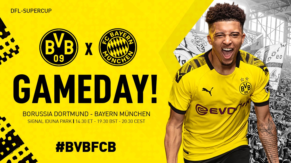 BVB_ARABIC's tweet image. ⚽ وعدنا.... يوم المباراة

بوروسيا دورتموند x بايرن ميونيخ | كأس السوبر الألماني

ضربة البداية في تمام التاسعة ونصف مساءً بتوقيت السعودية.