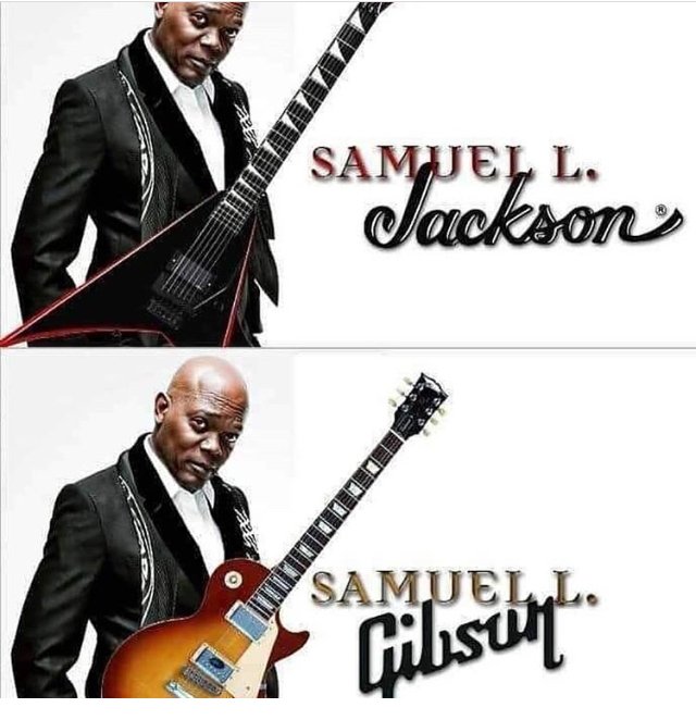 I loved him in "Guitars on a plane" 🎸🐍

#SamualLJackson #Gibson #JacksonGuitars #PlayAuthentic