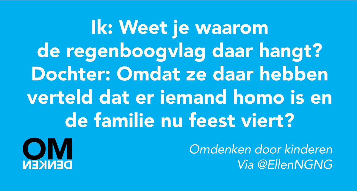 Omdenken's tweet photo. 🌈🌈‍🌈 via @EllenNGNG https://t.co/mz7vj8CvoQ