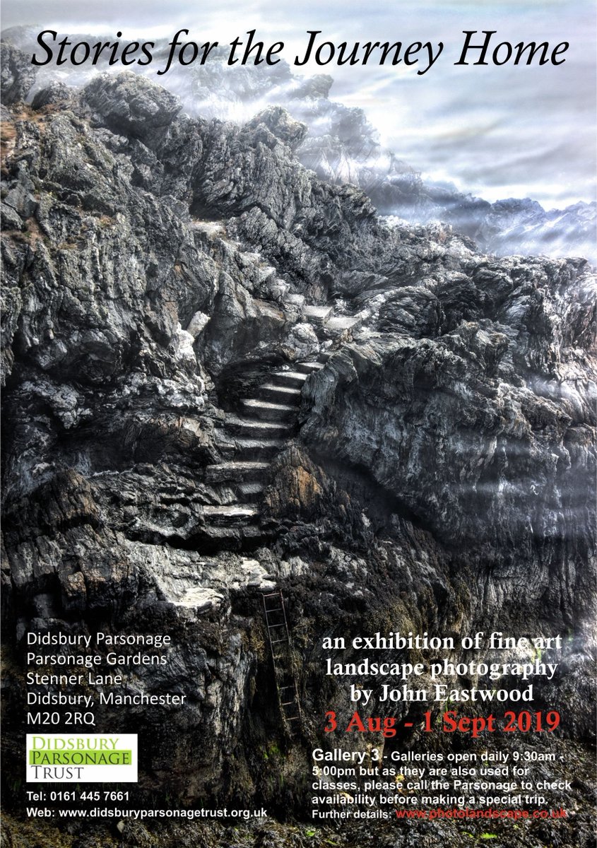 photolandscape1's tweet photo. 'Stories for the Journey Home' new exhibition of #landscape #photography by @photolandscape1 of images from the North West previews tomorrow (Sunday) from 1:30pm @Parsonagetrust Didsbury Parsonage, Parsonage Gardens #Didsbury #Manchester Open daily till 1 September Admission Free https://t.co/CIw1cFQ4i0