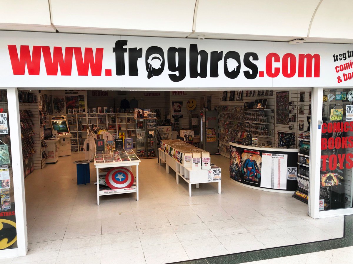 frogbroscomics's tweet photo. For all your weekend needs and reads... we are OPEN!
#shoplocal #shopbournemouth #shopboscombe #weareopen #buycomics #readcomics #lovecomics #weekendreads #somethingfortheweekend
https://t.co/C82X6YShIt https://t.co/GS3ijSLq4M
