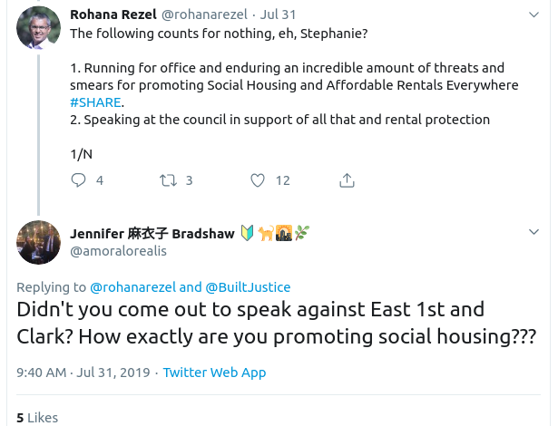 rohanarezel's tweet photo. Here's another instance of an @ahvancouver director smearing me with lies after blocking me to prevent me from setting the record straight.

Spreading malicious rumours behind housing activists' backs is a dirty and disgusting tactic used by the #YIMBY movement.

#vanre #vanpoli https://t.co/vVbDruaTtv