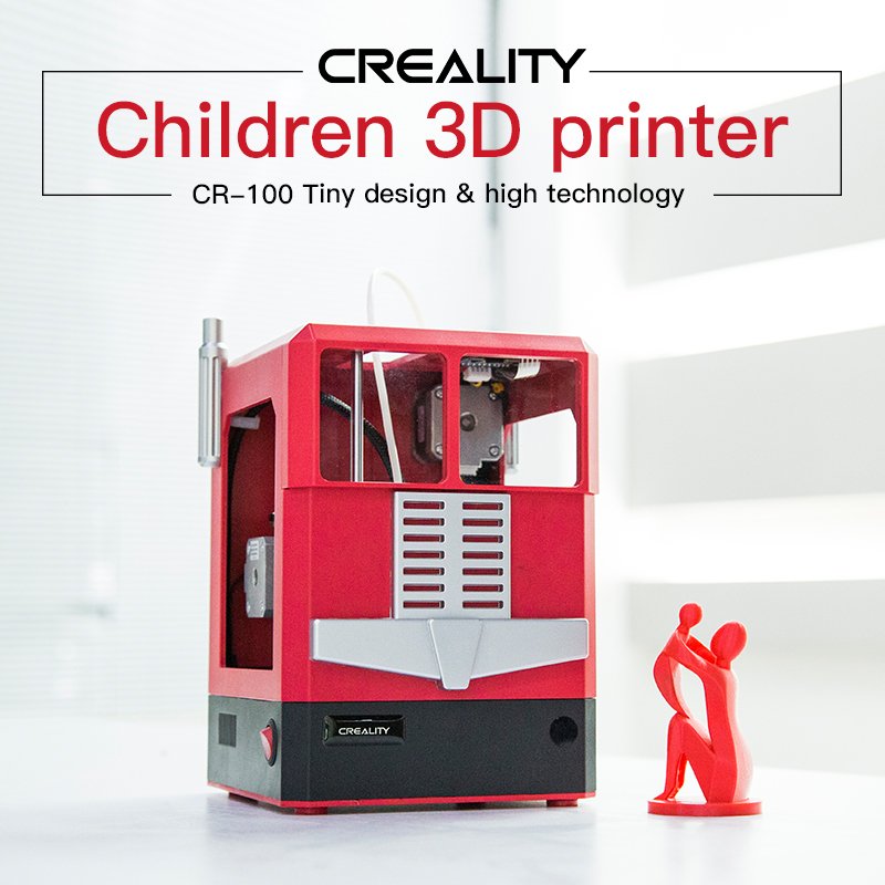 Emma63985314's tweet photo. Creality Portable 3D printer Toy printer for education.
CR-100  printing size:100*100*80mm https://t.co/jPbLo4LVm4
